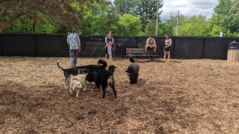 Parc canin dog park in Mirabel, Quebec