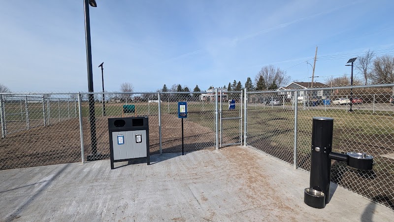 Parc canin dog park in Saint-Lin-Laurentides, Quebec