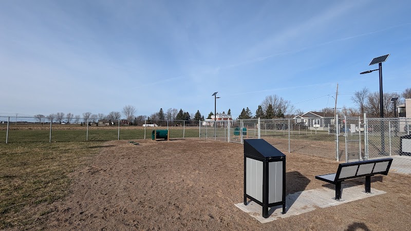 Parc canin dog park in Saint-Lin-Laurentides, Quebec