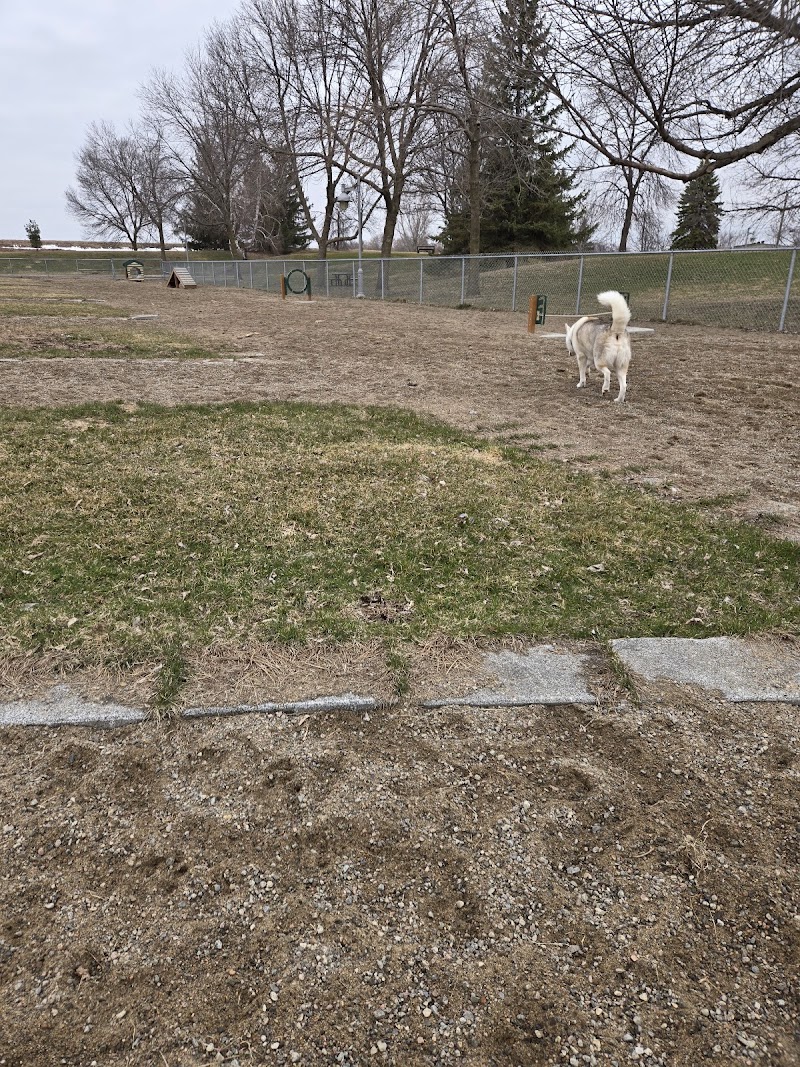 Parc canin dog park in Salaberry-de-Valleyfield, Quebec