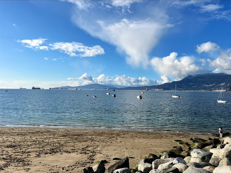 Hadden Beach dog park in Vancouver, British Columbia