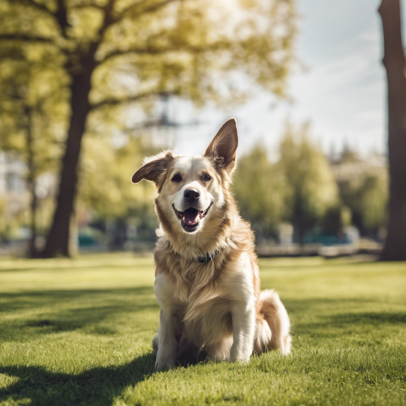 In The Ruff Dog Park dog park in Prince George, British Columbia