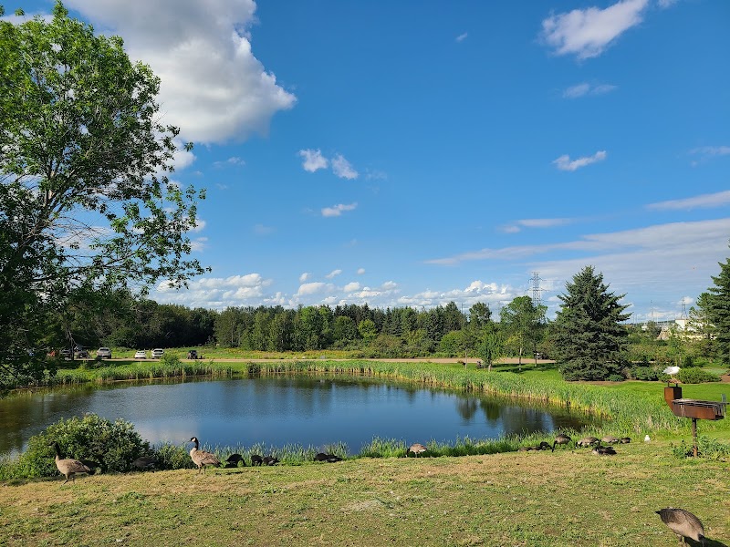 Hermitage Park dog park in Edmonton, Alberta
