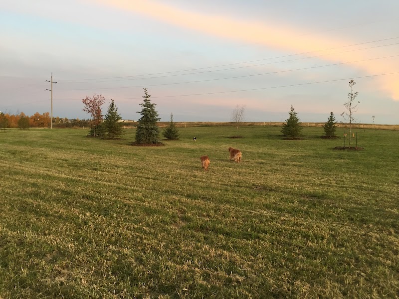 Sally Stewart Park dog park in Sherwood Park, Alberta