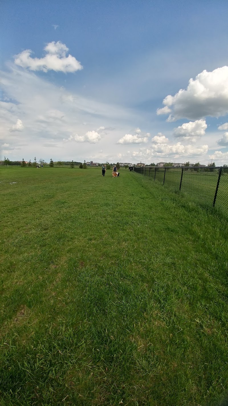 Sally Stewart Park dog park in Sherwood Park, Alberta