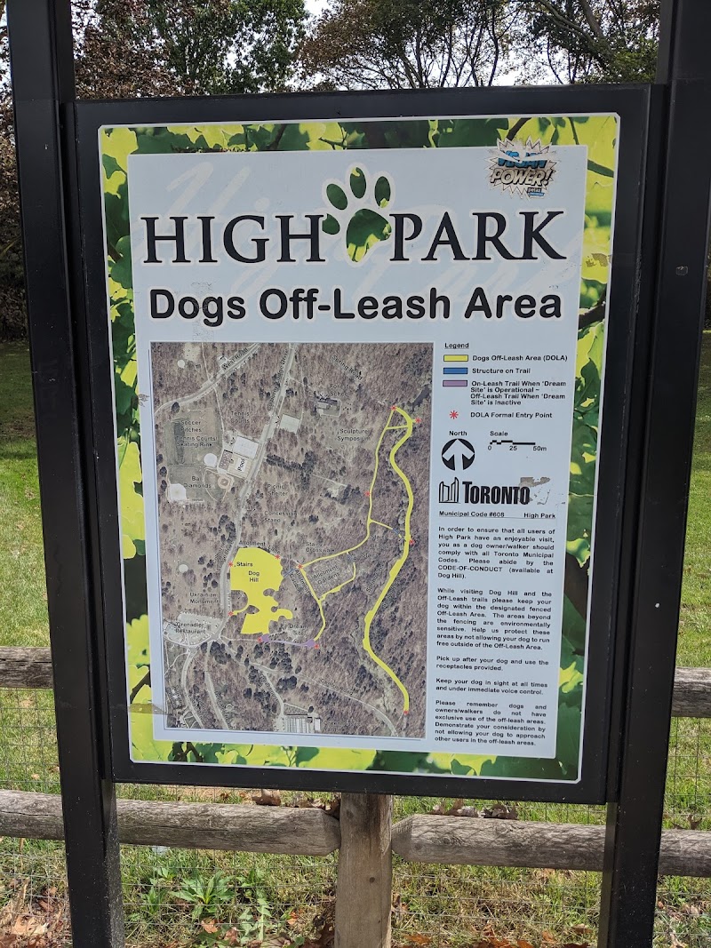 High Park Dog Off Leash Area dog park in Toronto, Ontario