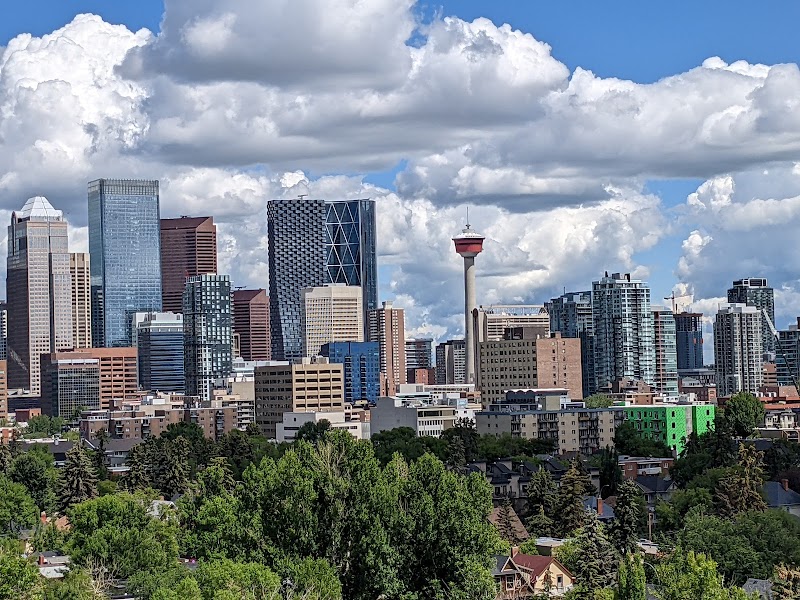 Cliff Bungalow Off Leash Area dog park in Calgary, Alberta