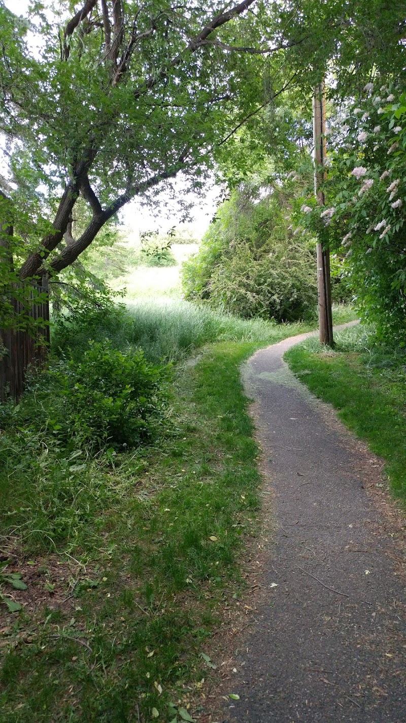 Britannia Off-leash Area dog park in Calgary, Alberta