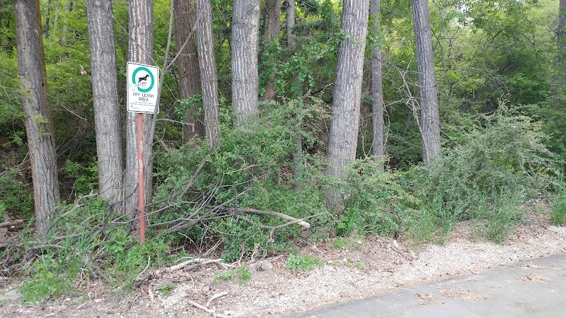 Britannia Off-leash Area dog park in Calgary, Alberta