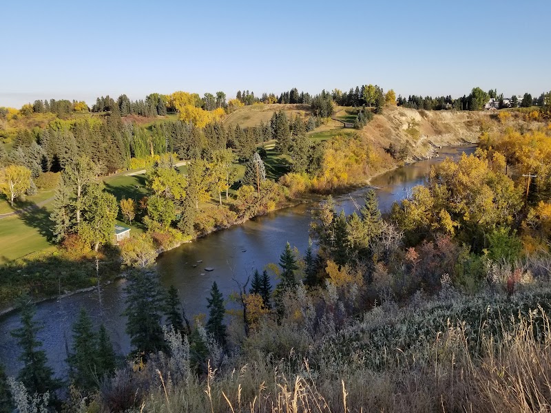 Sandy Beach River Access dog park in Calgary, Alberta