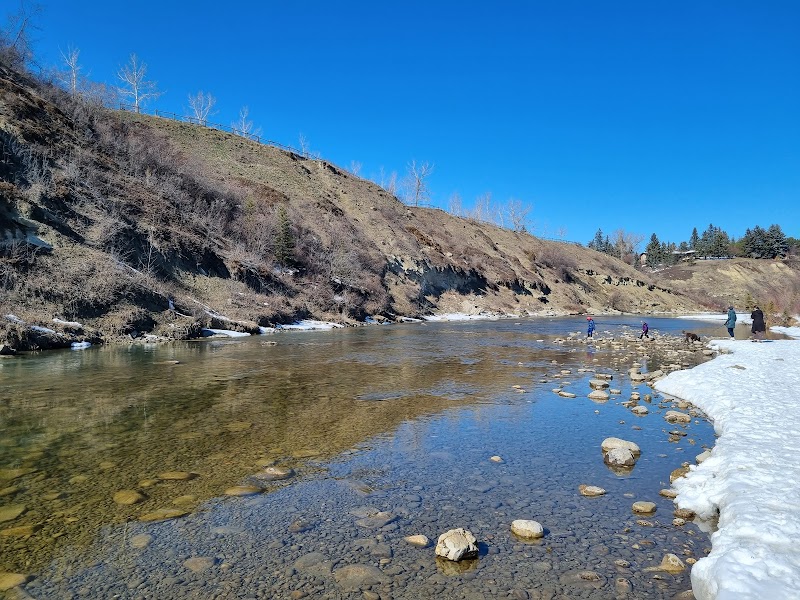 Sandy Beach River Access dog park in Calgary, Alberta
