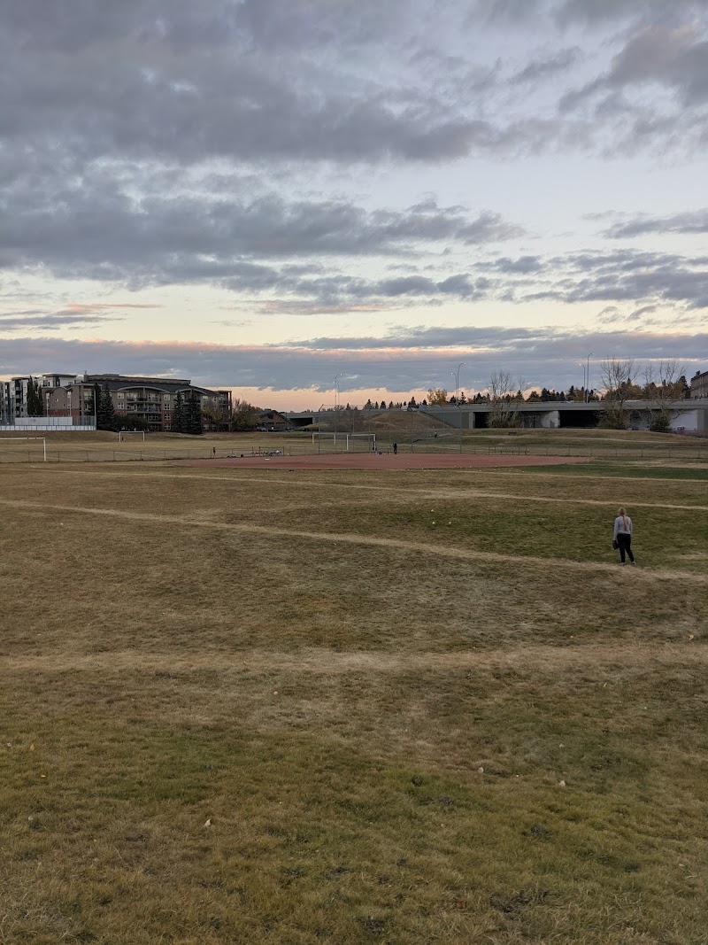 Kingsland Off Leash Area dog park in Calgary, Alberta