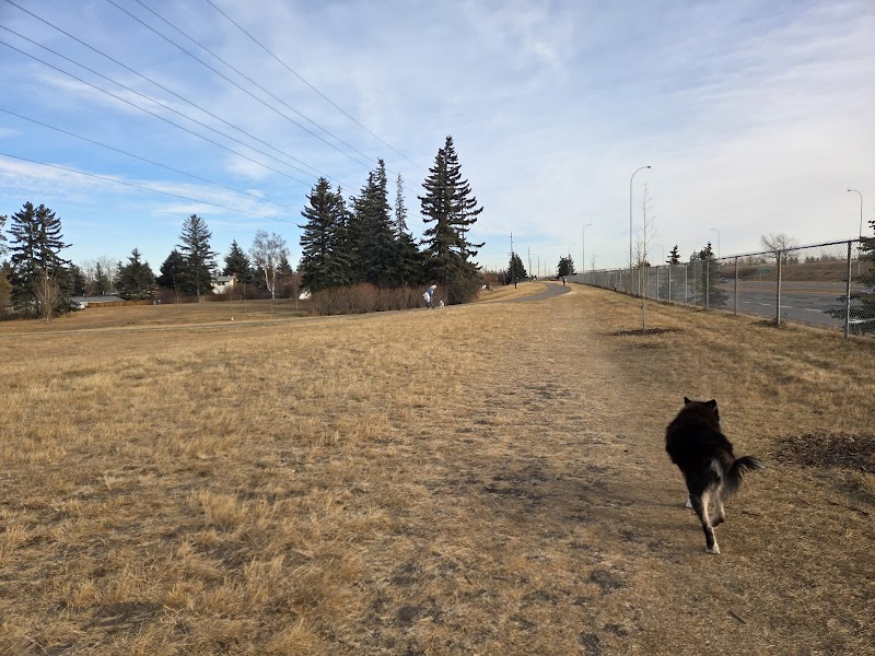 Canyon Meadows Off Leash Area dog park in Calgary, Alberta