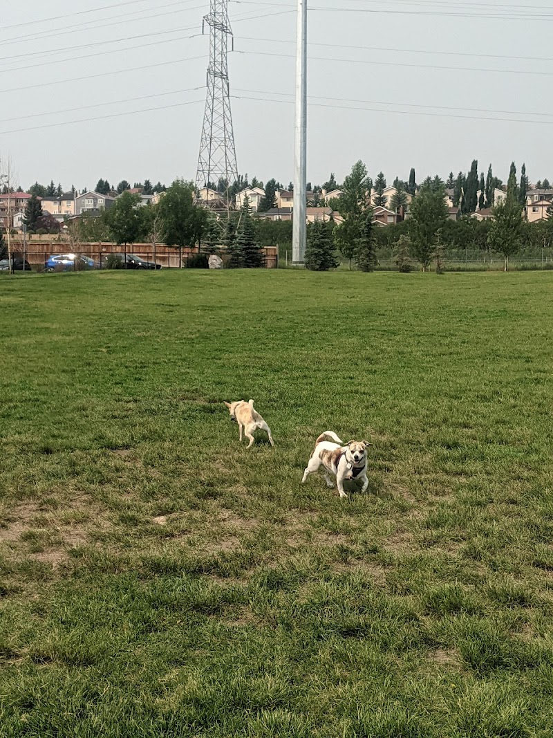 Glenbrook Park off leash area dog park in Calgary, Alberta