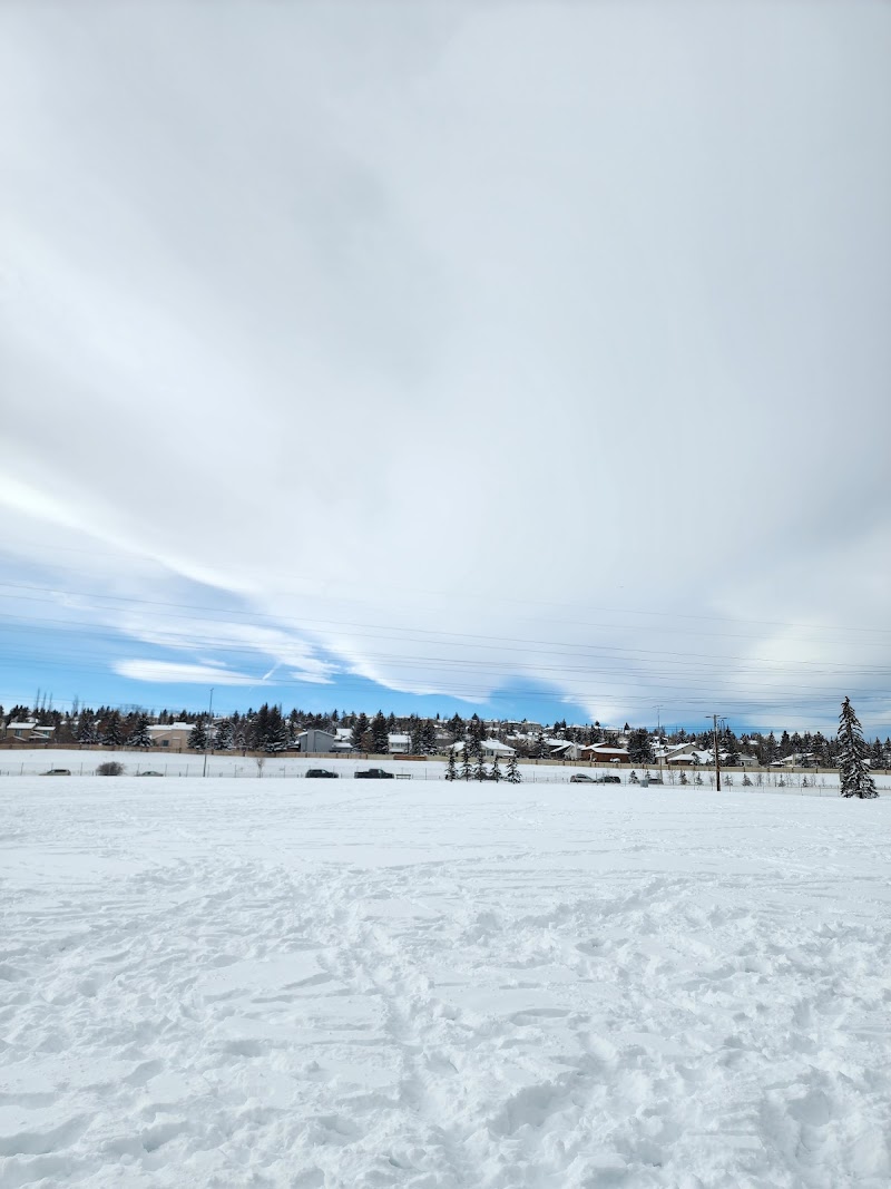 Glenbrook Park off leash area dog park in Calgary, Alberta