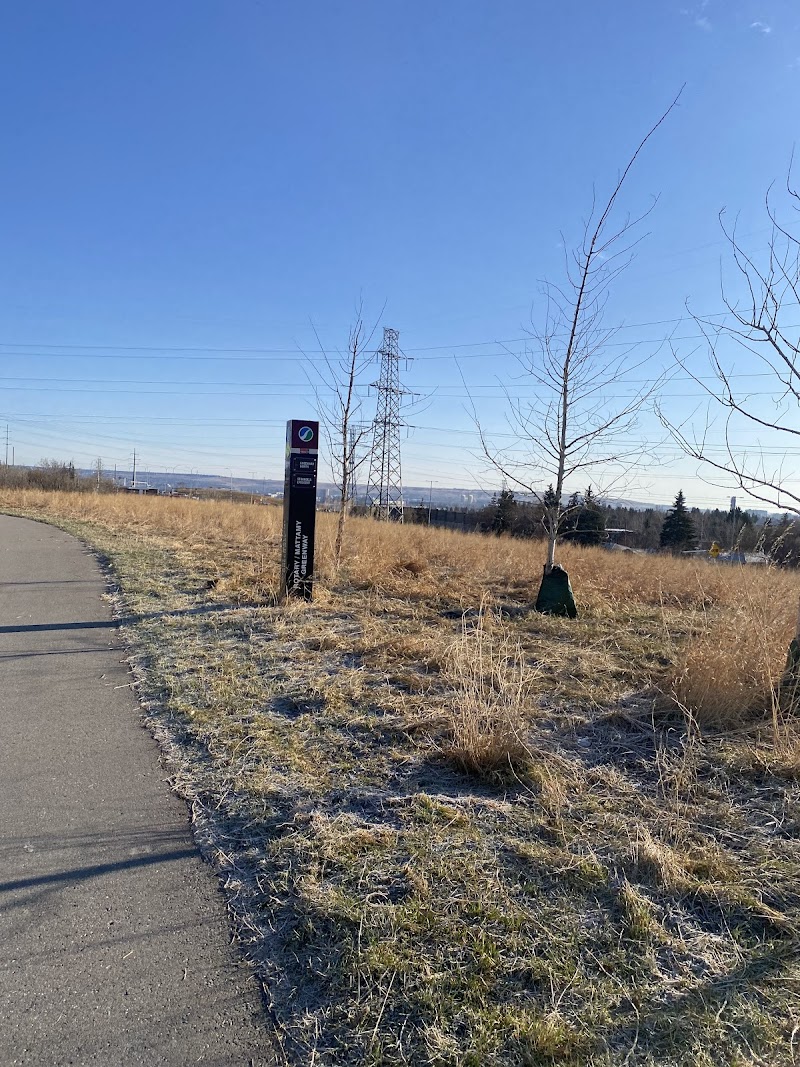 Strathcona Park Off Leash Area dog park in Calgary, Alberta