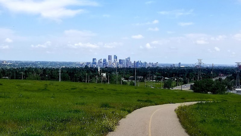 Strathcona Park Off Leash Area dog park in Calgary, Alberta
