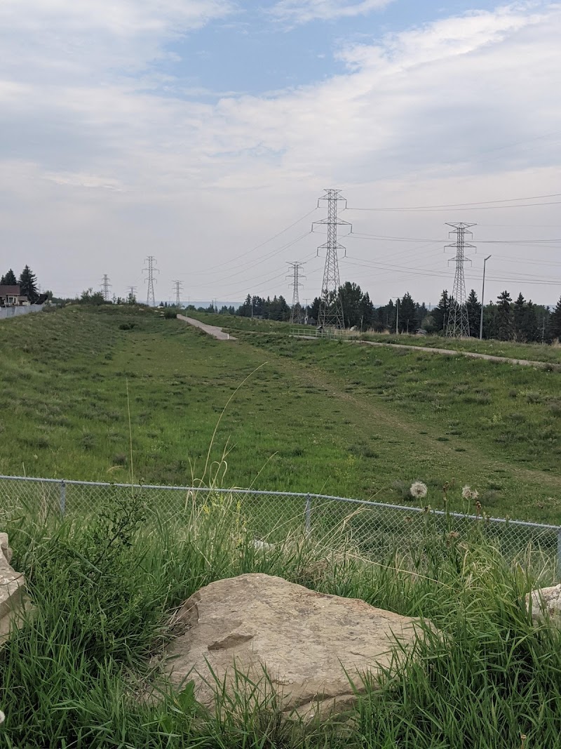 Strathcona Park Off Leash Area dog park in Calgary, Alberta