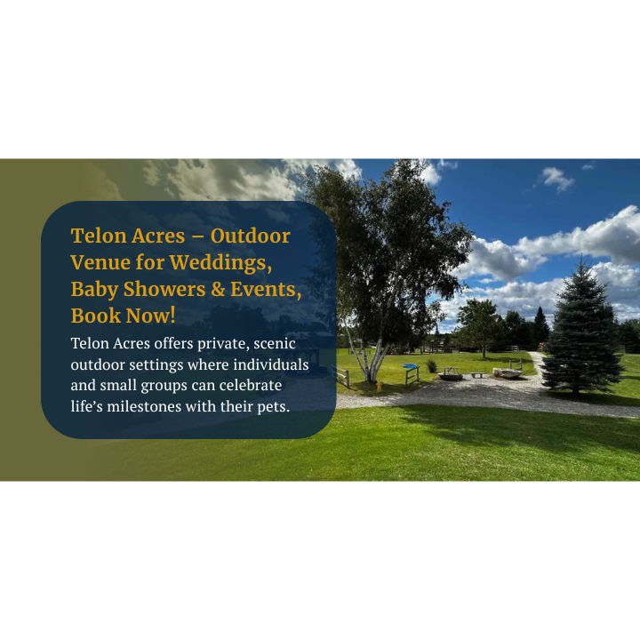 Telon Acres dog park in Whitby, Ontario