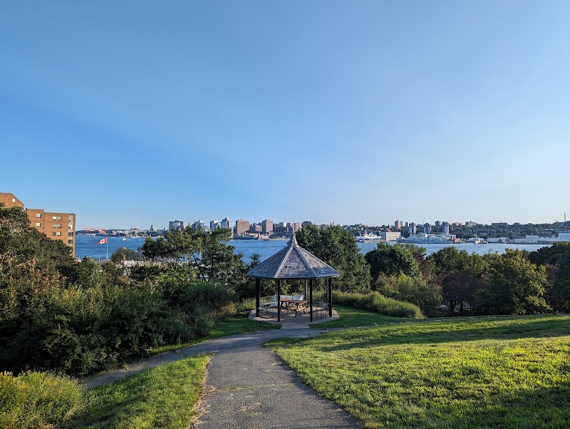 Leighton Dillman Park dog park in Dartmouth, Nova Scotia