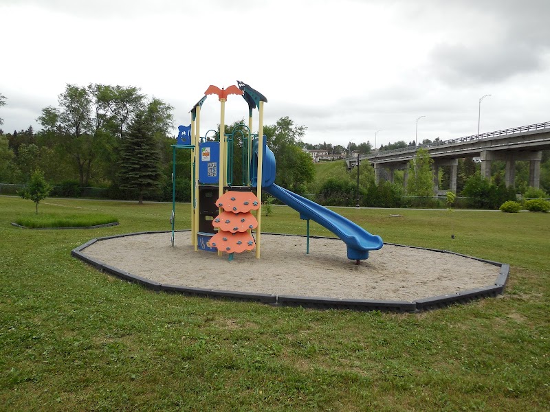 Parc Canin dog park in Alma, Quebec