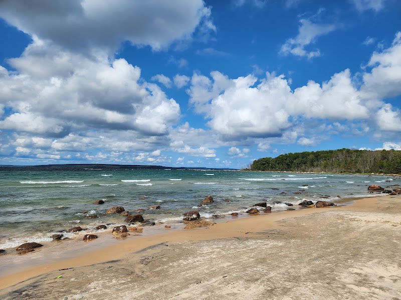 Awenda Pet Beach Area dog park in Simcoe County, Ontario