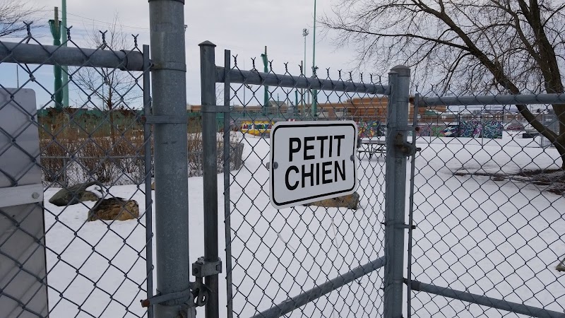 Parc canin dog park in Granby, Quebec
