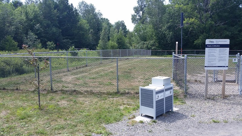 Parc canin de Bromont dog park in Bromont, Quebec