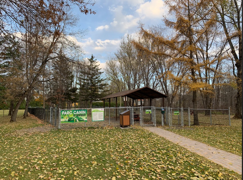 Parc canin d'Amqui dog park in Amqui, Quebec