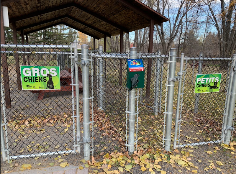 Parc canin d'Amqui dog park in Amqui, Quebec