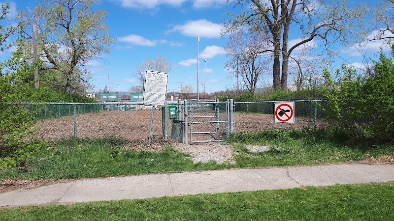 Bourque Park dog park in Dorval, Quebec