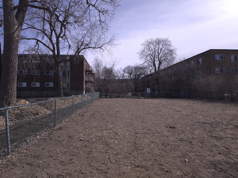 Bourque Park dog park in Dorval, Quebec