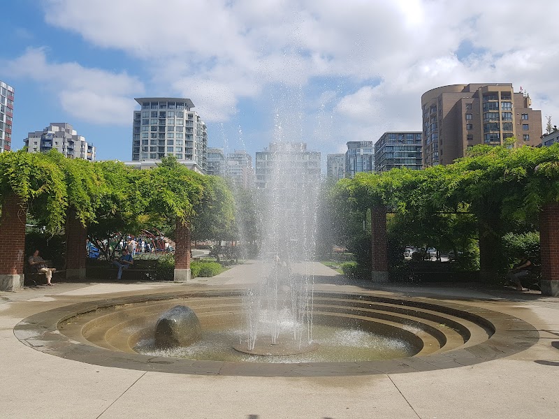 Emery Barnes Park dog park in Vancouver, British Columbia