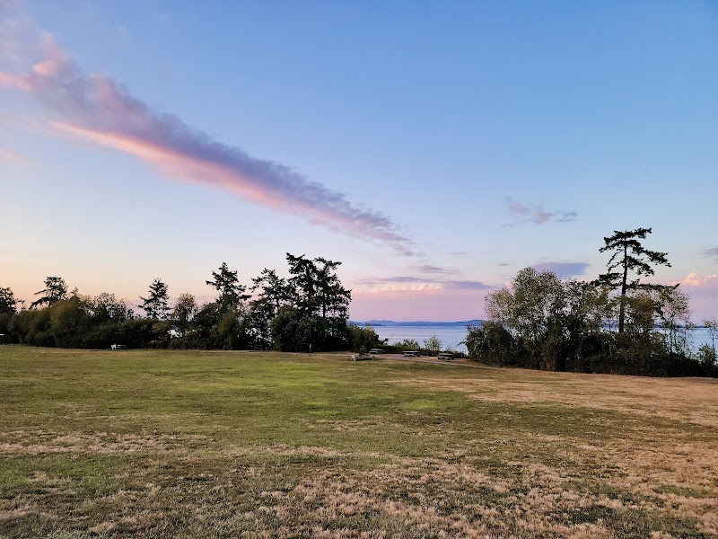 Cy Hampson Park dog park in North Saanich, British Columbia