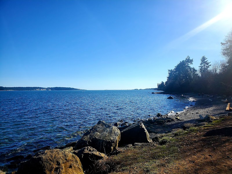 Cy Hampson Park dog park in North Saanich, British Columbia