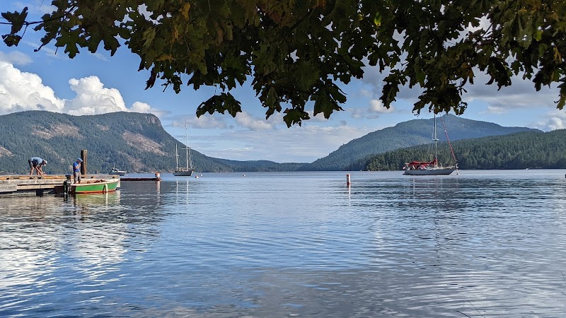 Maple Bay Beach Park dog park in Duncan, British Columbia