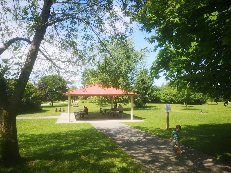 Lion's Park dog park in Ajax, Ontario