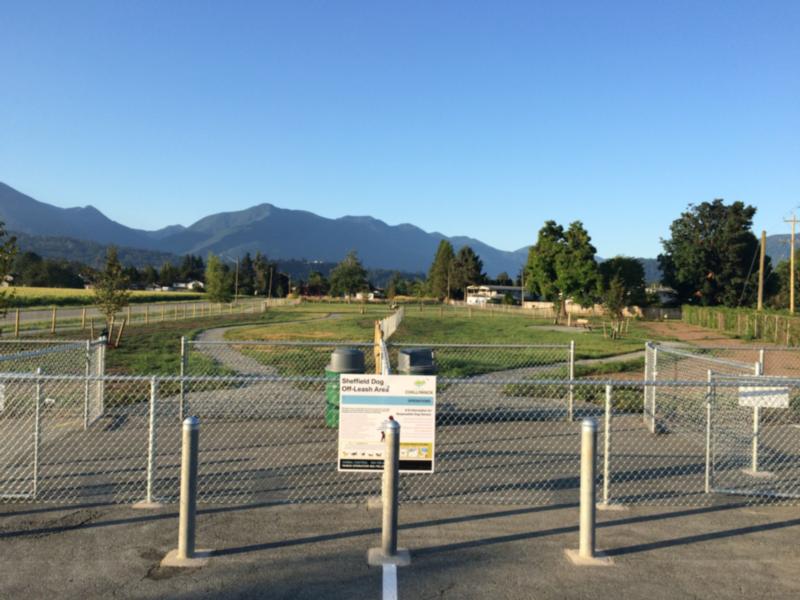 Sheffield Dog Off Leash Area dog park in Chilliwack, British Columbia