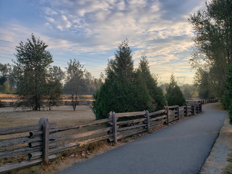 Clearbrook Park Off Leash Area dog park in Abbotsford, British Columbia