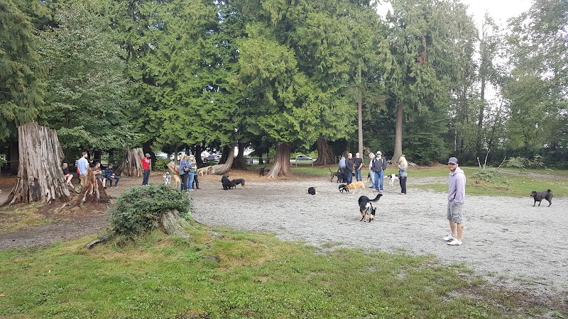 North Bonson Park dog park in Pitt Meadows, British Columbia