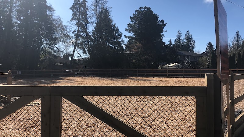 Pebble Hill Park Off Leash Area dog park in Delta, British Columbia