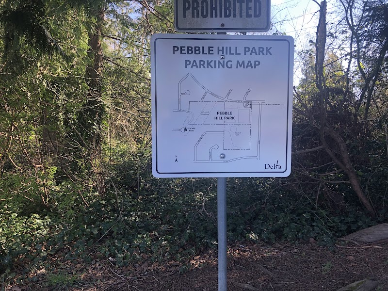 Pebble Hill Park Off Leash Area dog park in Delta, British Columbia