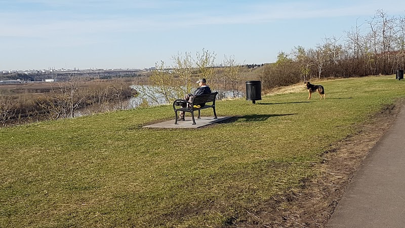 North Hermitage Park dog park in Edmonton, Alberta