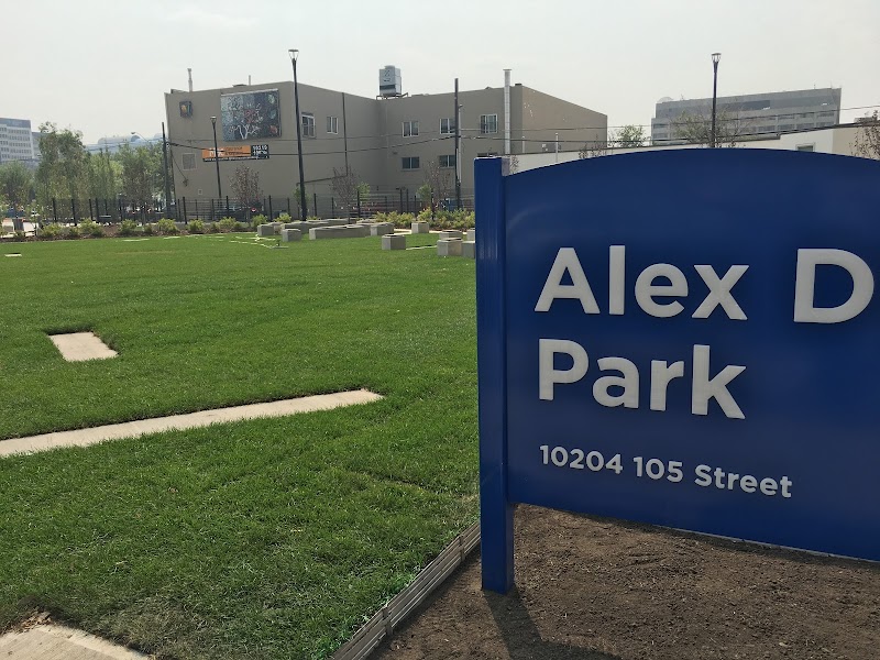 Alex Decoteau Park dog park in Edmonton, Alberta