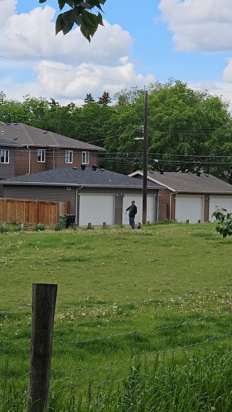 Westmount Off-Leash Area dog park in Edmonton, Alberta