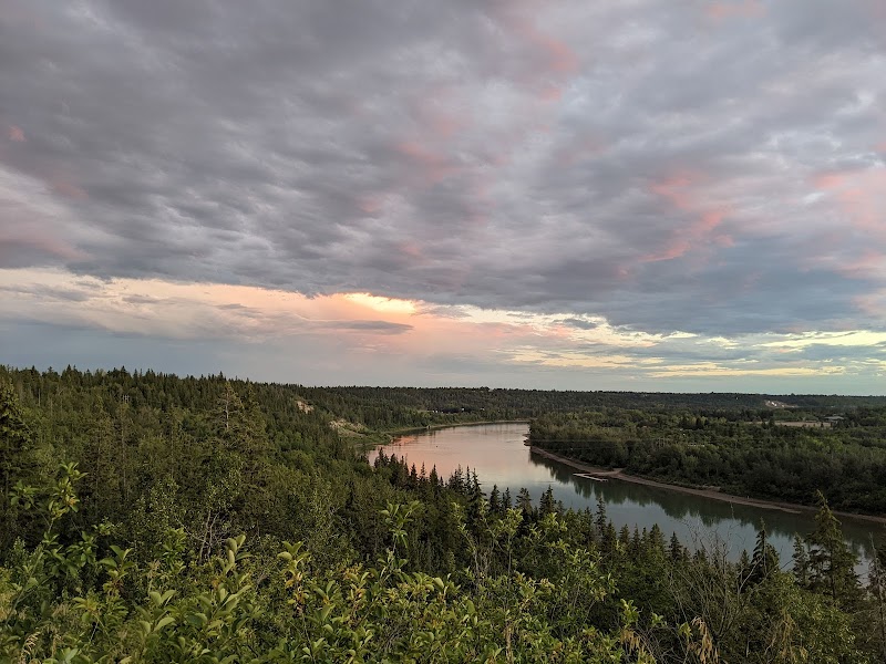 Hawrelak Trail Off Leash Site dog park in Edmonton, Alberta