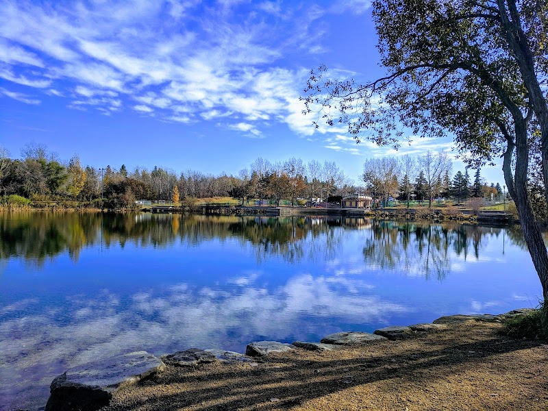 Lacombe Lake Dog Park dog park in St. Albert, Alberta