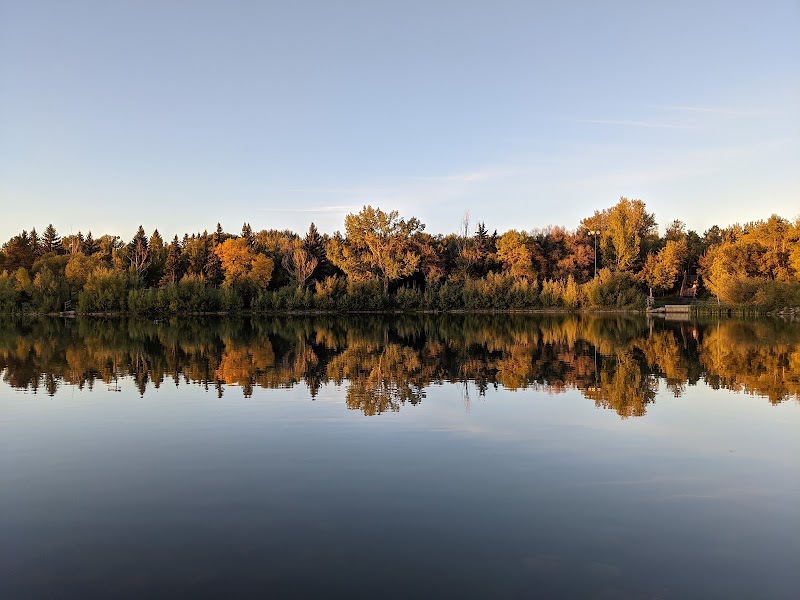 Lacombe Lake Dog Park dog park in St. Albert, Alberta