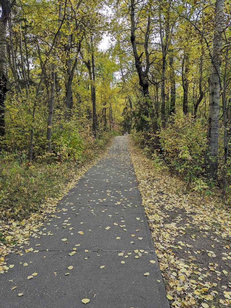 Red Willow Park dog park in St. Albert, Alberta