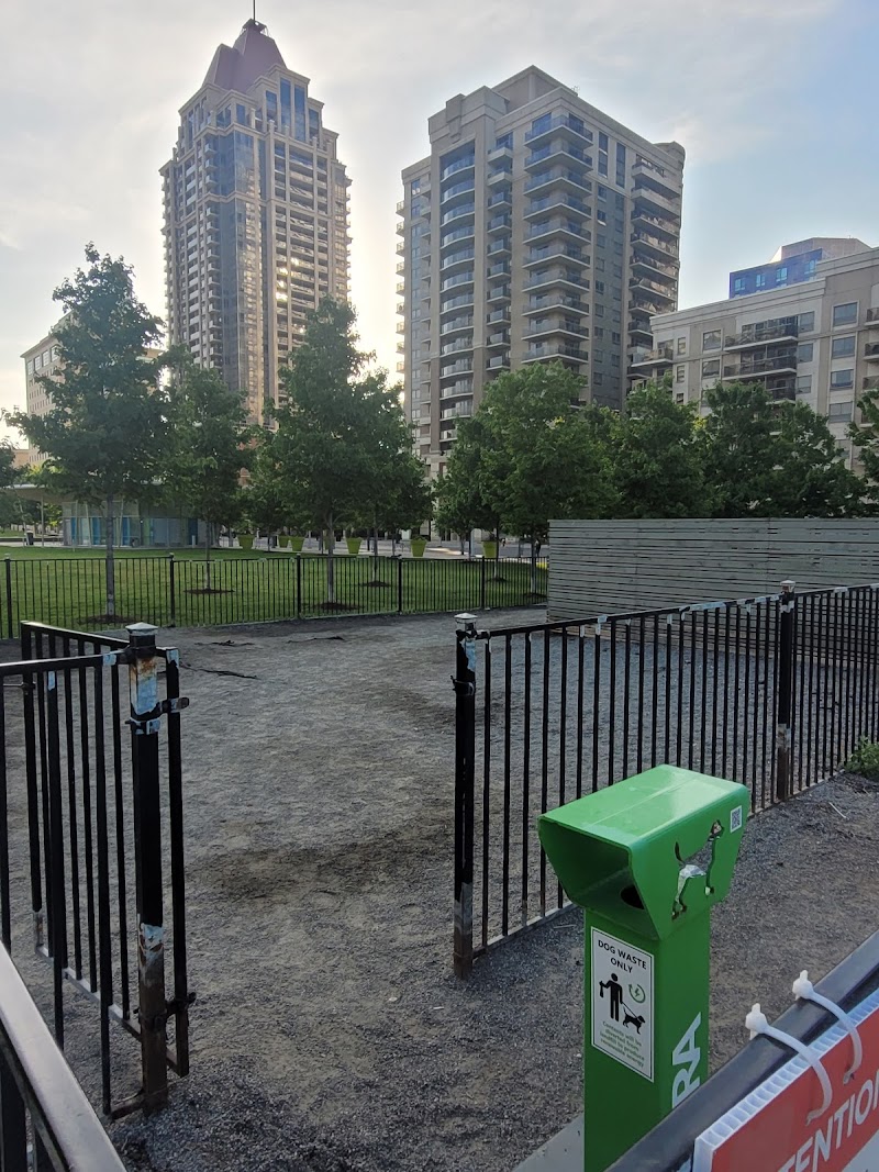 Community Common Dog Spot dog park in Mississauga, Ontario